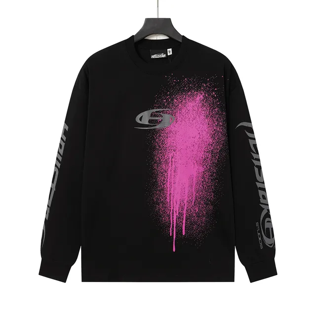 Hellstar Spray Graphic Long-Sleeve T-Shirt