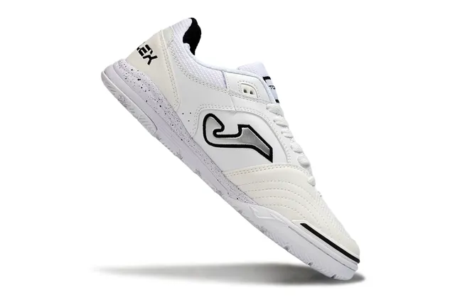 Joma Top-Plex White Black Indoor Soccer Shoes