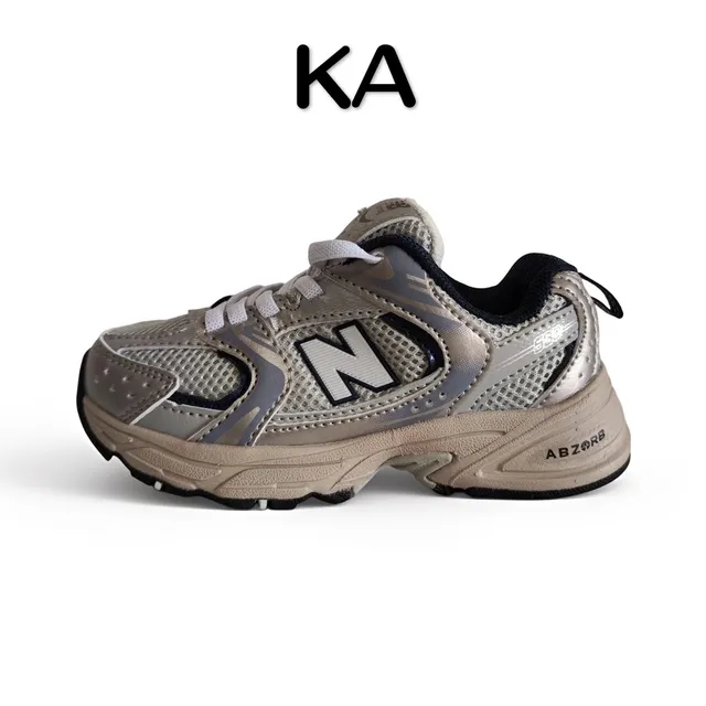 New Balance 9060 Beige Silver Chunky Sneakers