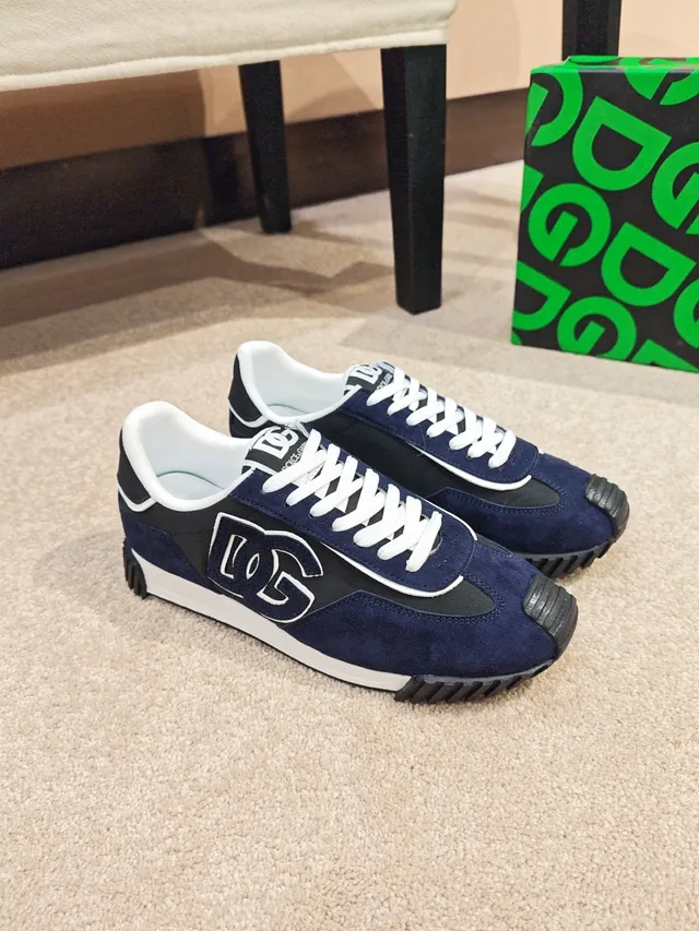 DC Shoes Navy and Black Logo Lifestyle Sneakers