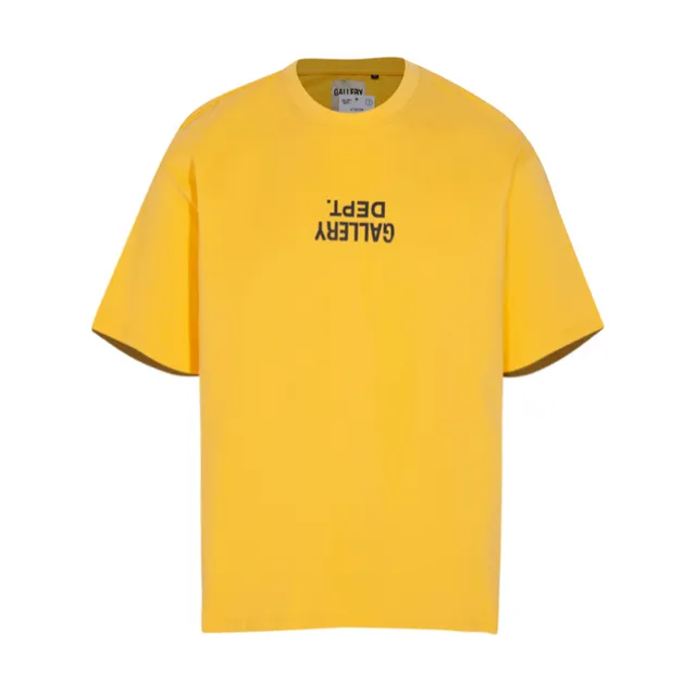 Gallery Dept Black Oversized Fit Screen-Printed Text T-Shirt