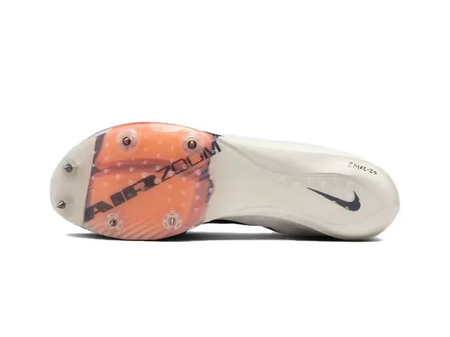 Nike White Black Orange Track Spike Running Shoes