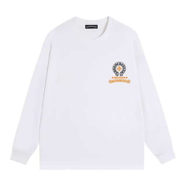 Chrome Hearts CHCARTS Graphic Print Black Long-Sleeve T-Shirt