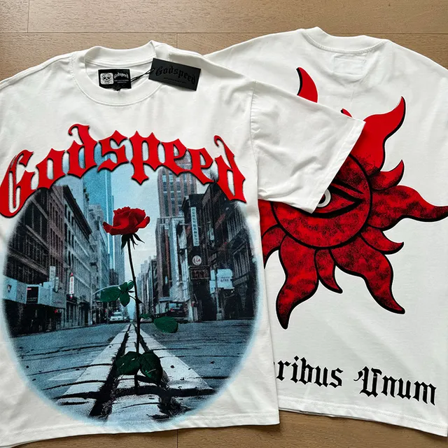 Godspeed Graphic-Print Double-Sided T-Shirt