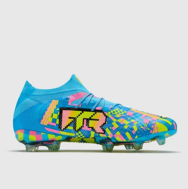 Puma Future Z Pixel Art Bright Blue Multicolor Firm-Ground Soccer Shoes