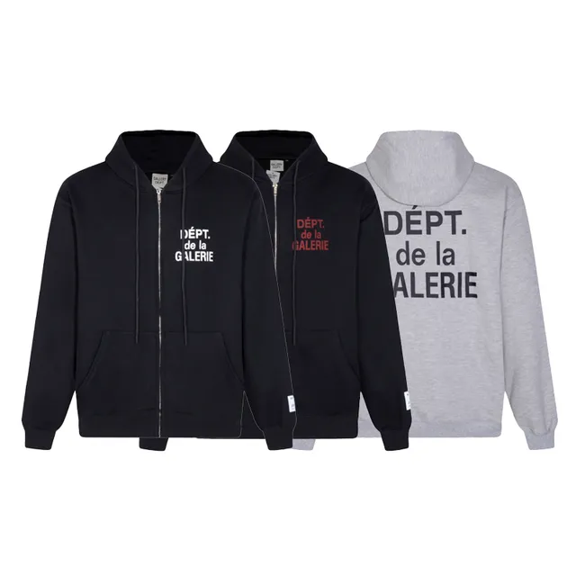 Gallery Dept DÉPT. de la GALERIE Graphic Zip-Up Hoodie