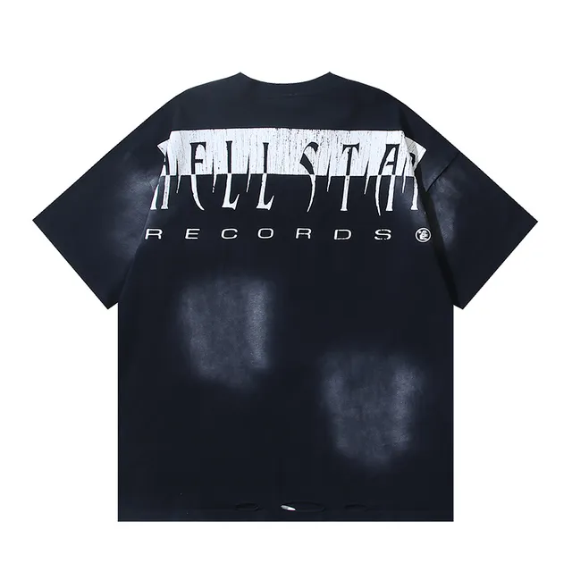 Hellstar Graphic Print Double-Sided T-Shirt
