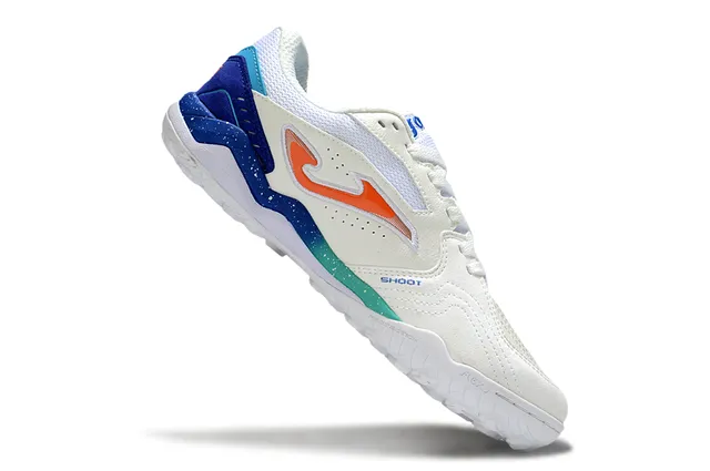 Joma Perfect White Multicolor Low-Top Synthetic-Mesh Upper Sneakers