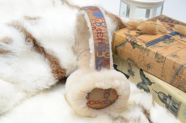 UGG Tasman Shearling Ear Warmers Multicolor Beanie