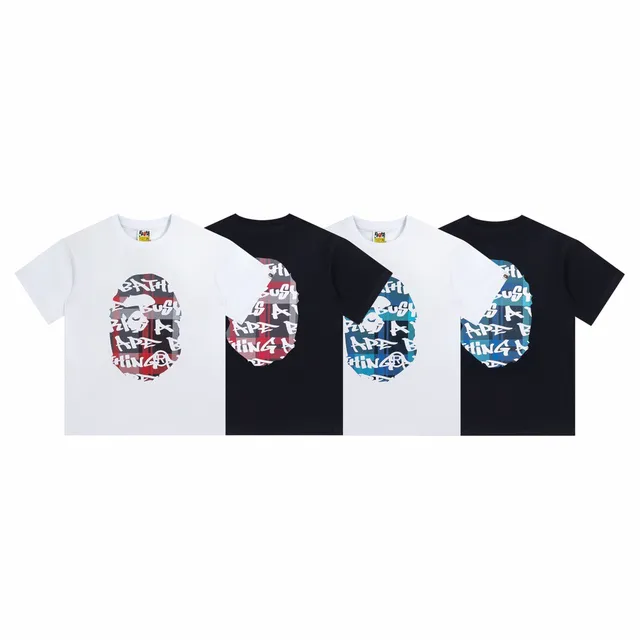 A Bathing Ape Ape Head Graphic Black T-Shirt