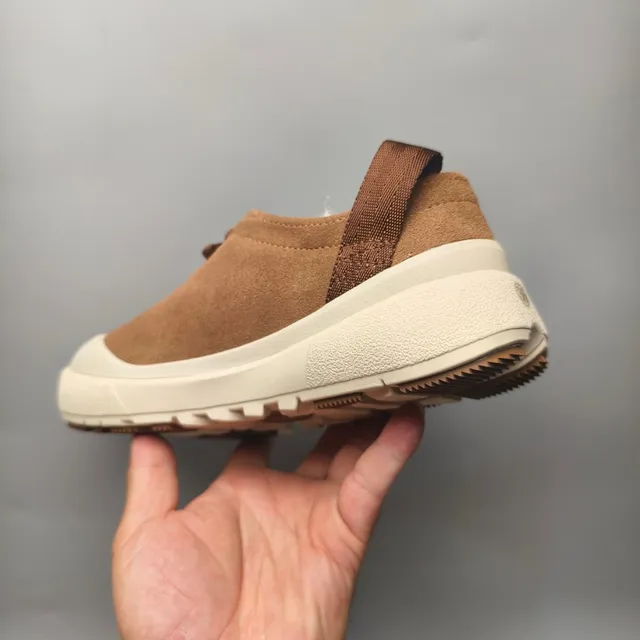 UGG Tasman Tan Suede Shearling-Lined Toggle-Closure Slip-On Casual Shoes