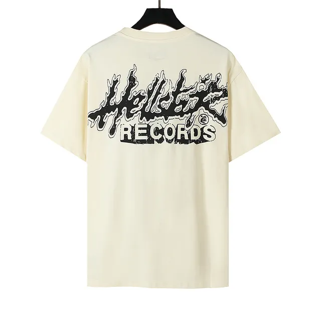 Hellstar Graphic Flame Print Oversized T-Shirt