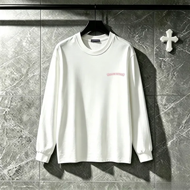 Chrome Hearts Paris Embroidered Back Long-Sleeve T-Shirt