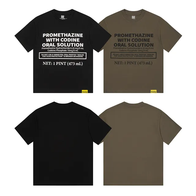 Awake NY Pharmaceutical Label Graphic T-Shirt