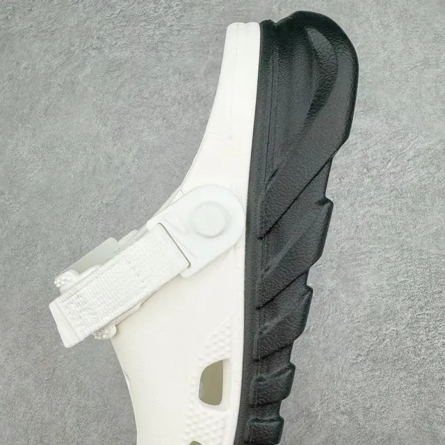Crocs Echo Clog White and Black Clogs