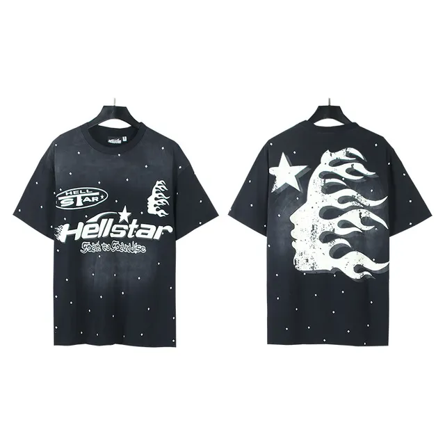 Hellstar Double-Sided Graphic Print Oversized T-Shirt