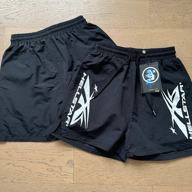 Hellstar Graphic-Print Crewneck T-Shirt and Drawstring Shorts Casual Set