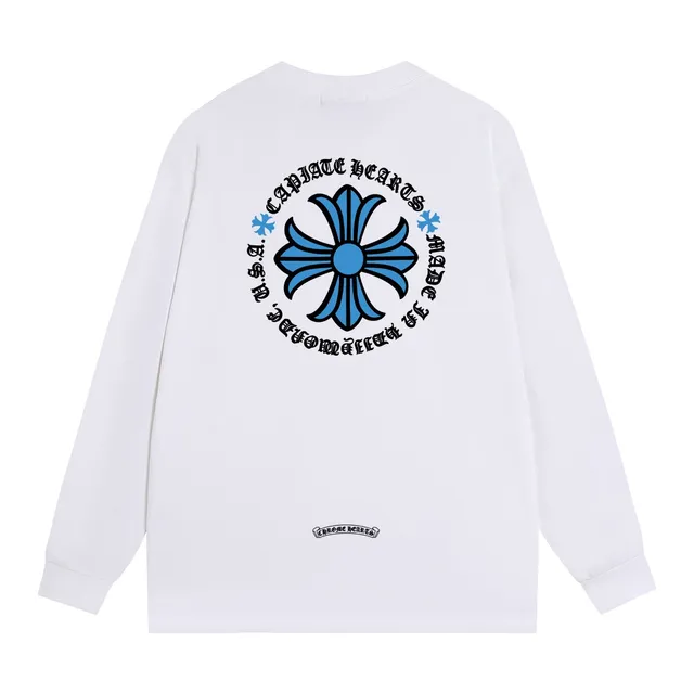 Chrome Hearts Cross Motif Graphic Long-Sleeve T-Shirt