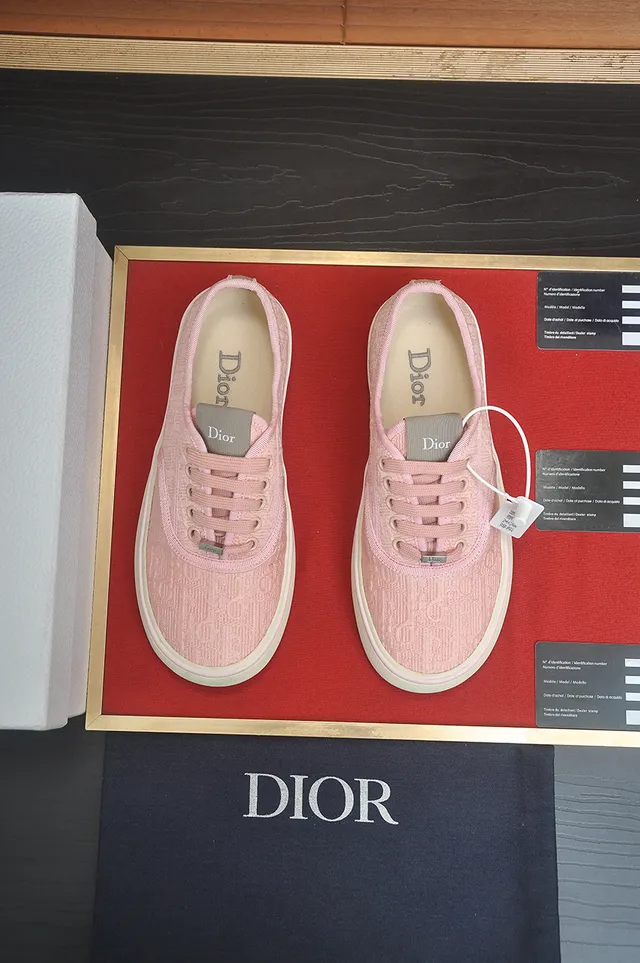 Vans Pink Beige Low-Top Textile Upper Lifestyle Sneakers