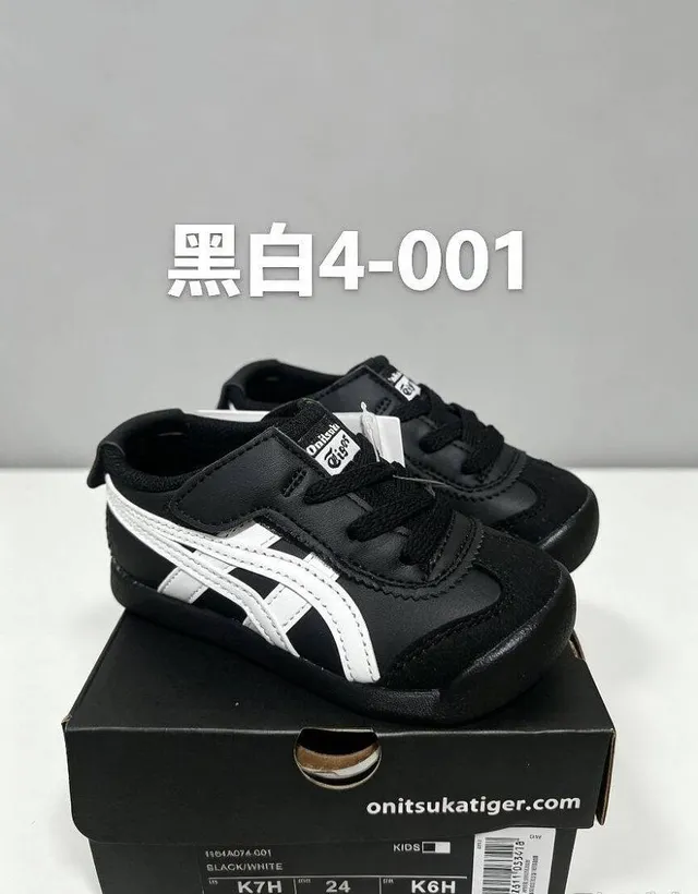 Onitsuka Tiger Pink White Low-Top Velcro Strap Lifestyle Sneakers