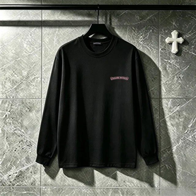 Chrome Hearts Paris Embroidered Back Long-Sleeve T-Shirt