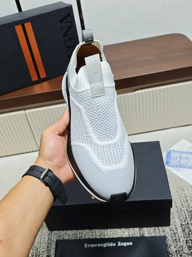 Zegna Knit Slip-On Lifestyle Sneakers