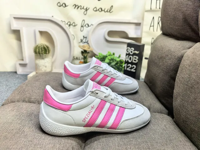 Adidas Spezial Black and White Suede Lifestyle Sneakers