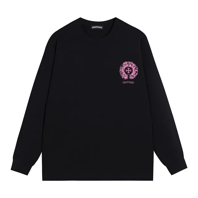 Chrome Hearts Graphic Print Long-Sleeve Crewneck T-Shirt