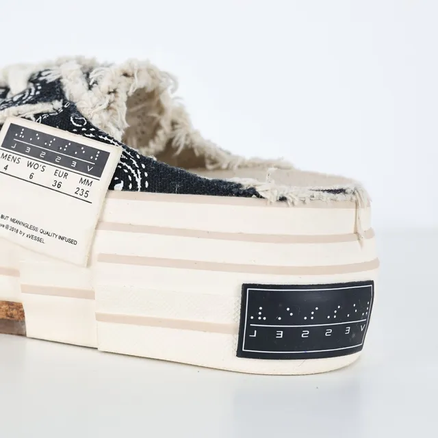 Converse Bandana-Print Platform Mule Sneaker