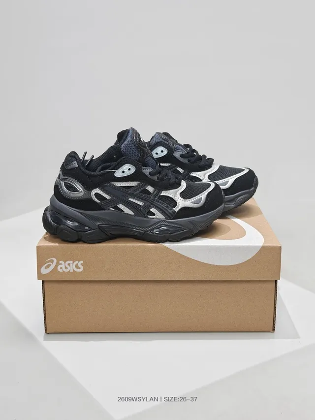 ASICS White Blue Midsole Mesh And Synthetic Overlay Chunky Sneakers
