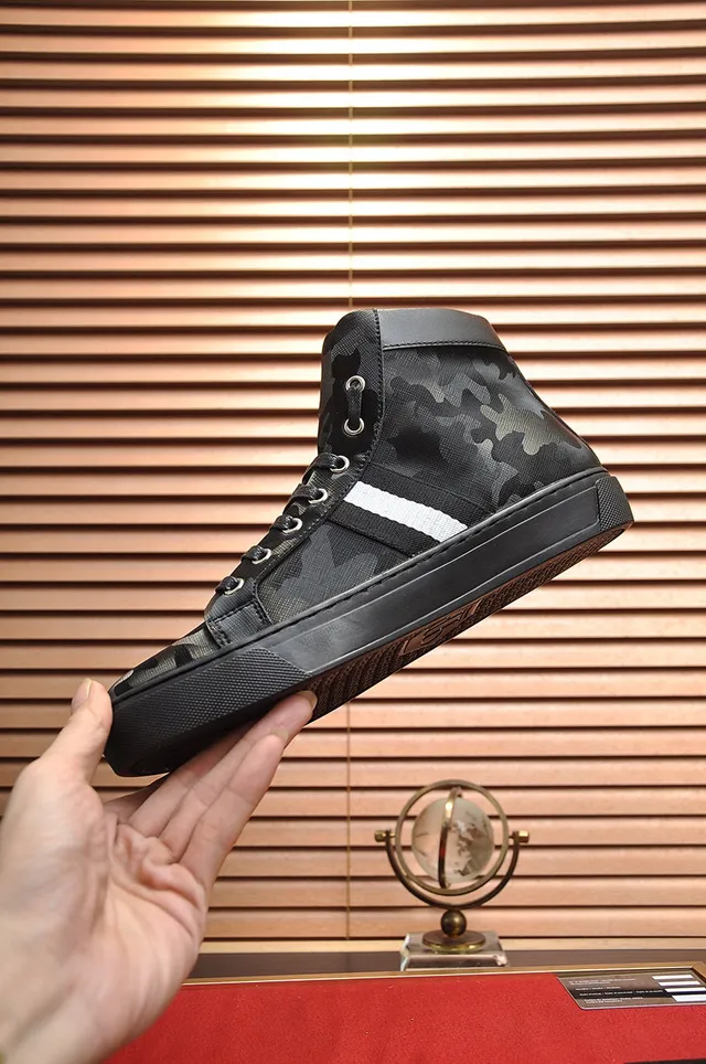 Philipp Plein Camouflage-Print High-Top Sneaker