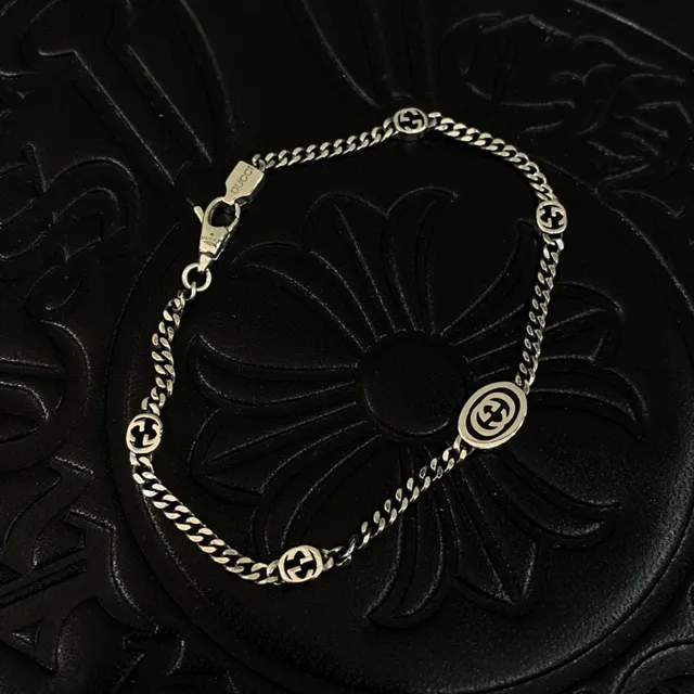 Chrome Hearts Cross Medallion Chain Silver Necklace