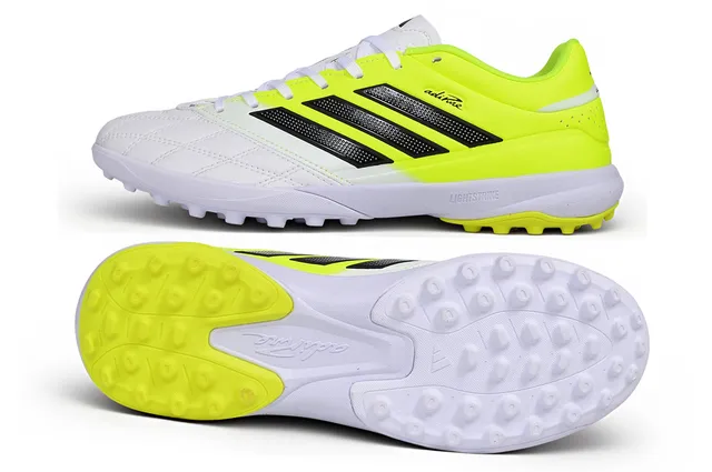 Adidas adizero Lightstrike Neon Yellow White Black Turf Soccer Shoes