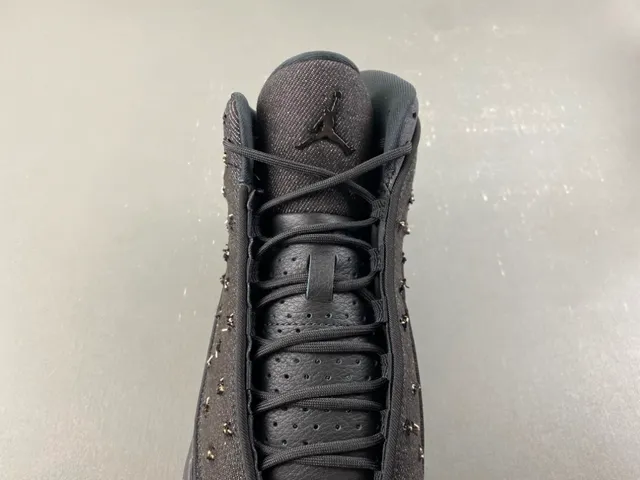 Air Jordan 13 Black Studded High-Top Basketball Shoes