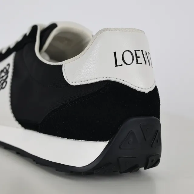 Loewe Flow Runner Black and White Lifestyle Sneakers