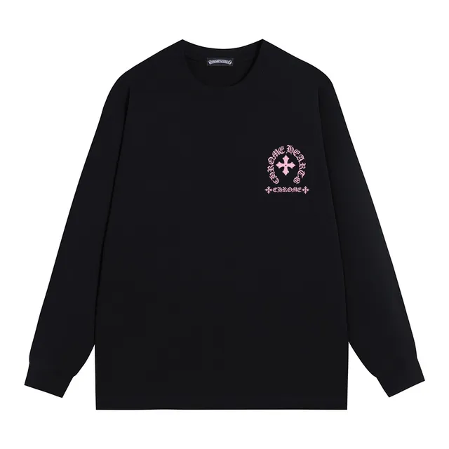 Chrome Hearts Graphic Print Black Long-Sleeve T-Shirt