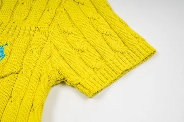Polo Ralph Lauren Cable Knit Short-Sleeve Sweater