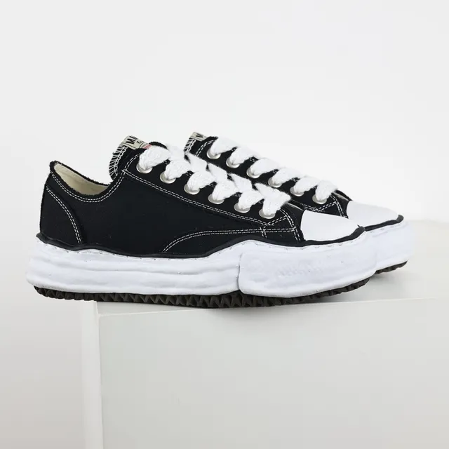 Maison Margiela Black White Deconstructed Layered Midsole Lifestyle Sneakers