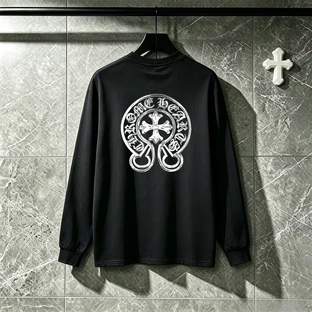 Chrome Hearts Graphic Back Long-Sleeve T-Shirt
