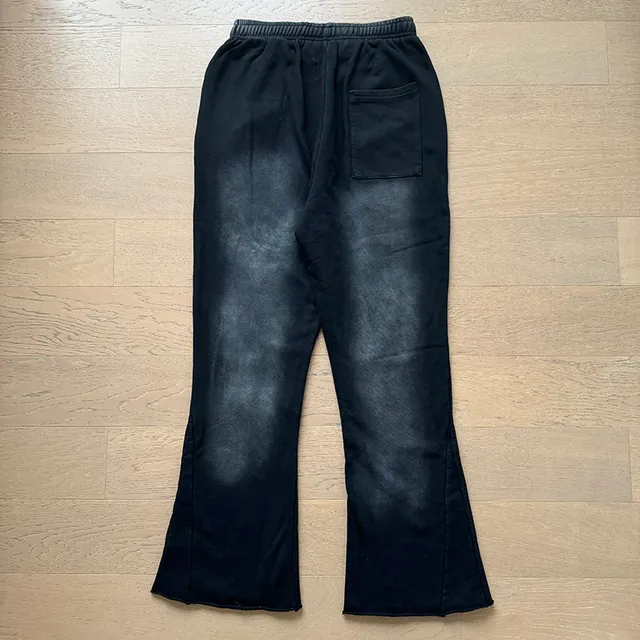 Hellstar Records Flame Graphic Black Tracksuit