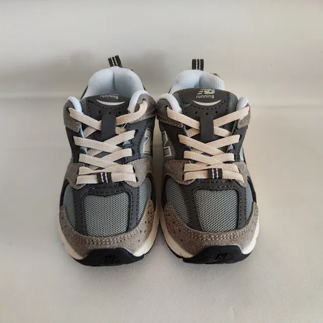 New Balance 9060 Beige Silver Chunky Sneakers