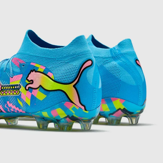 Puma Future Z Pixel Art Bright Blue Multicolor Firm-Ground Soccer Shoes