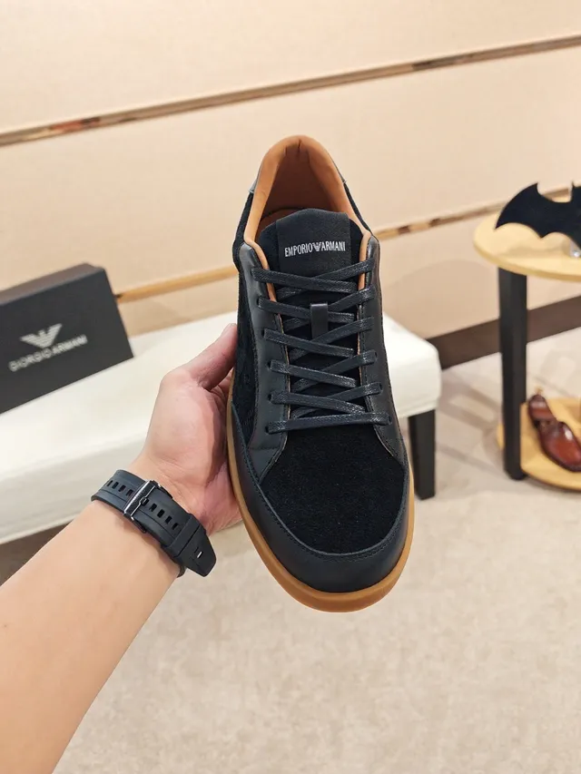 Emporio Armani Black Eagle Jacquard Lifestyle Sneaker