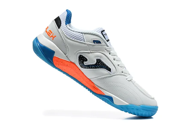 Joma Lex White Blue Low-Top Mesh-and-Synthetic Upper Sneakers