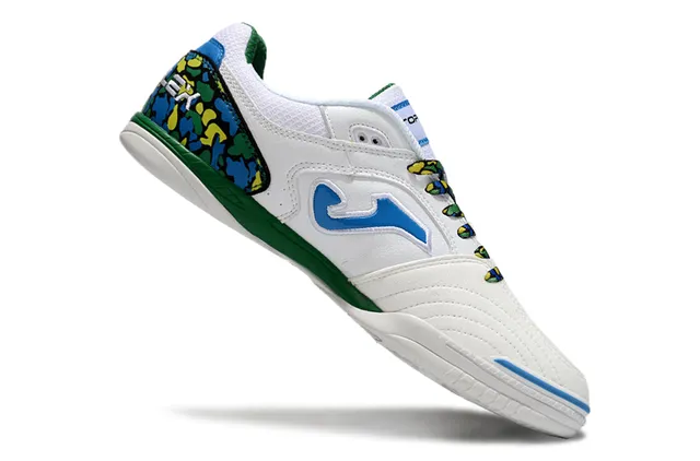 Joma Top-Plex White Blue Synthetic Upper Sneakers