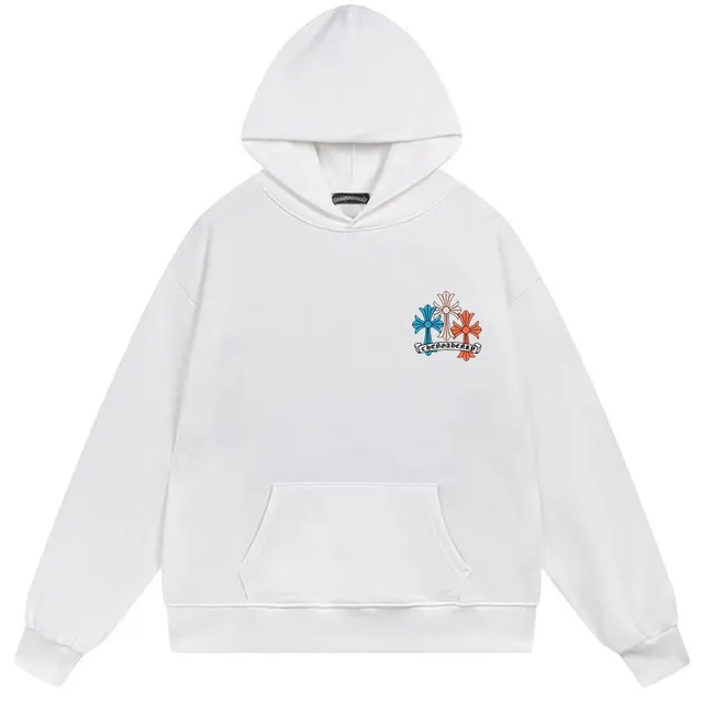 Chrome Hearts Multicolor Cross Motif Black Hoodie