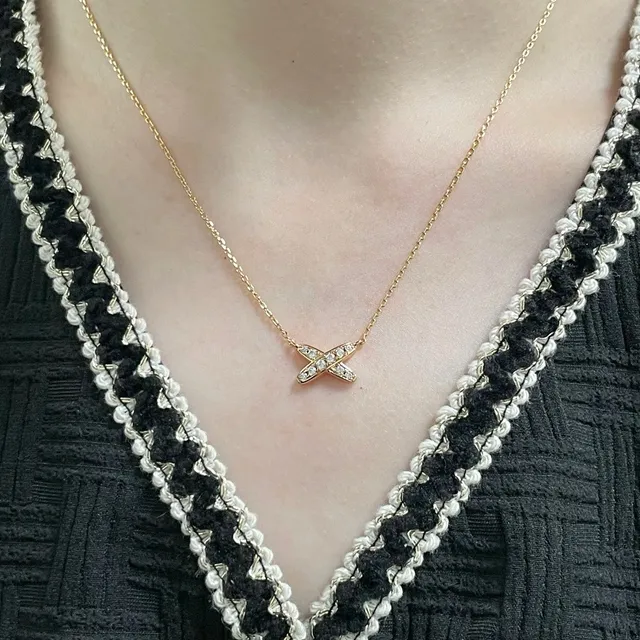 Tiffany & Co. Return to Tiffany X Pavé Pendant Necklace