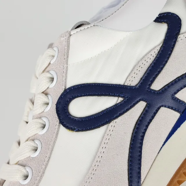 Loewe Anagram Sneaker Off-White Gray Navy Gum Lifestyle Sneakers