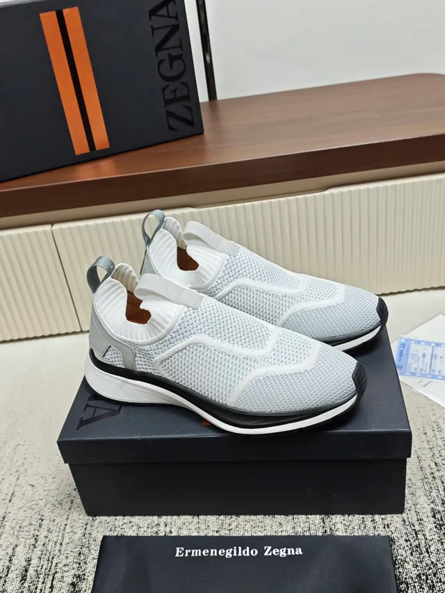 Zegna Knit Slip-On Lifestyle Sneakers