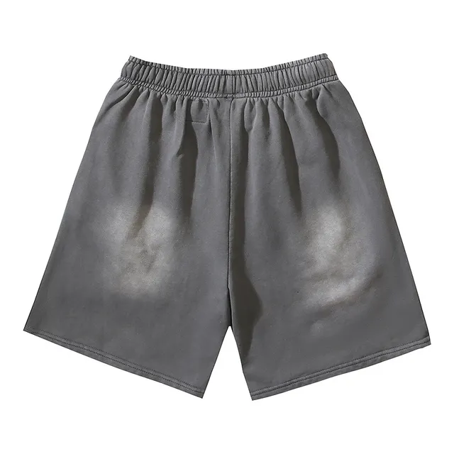 Tribal Flame Graphic Drawstring Shorts